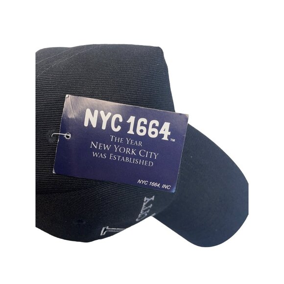 NYC 1664 New York City Men's Black Baseball Cap Hat - NWT - Picture 7 of 11